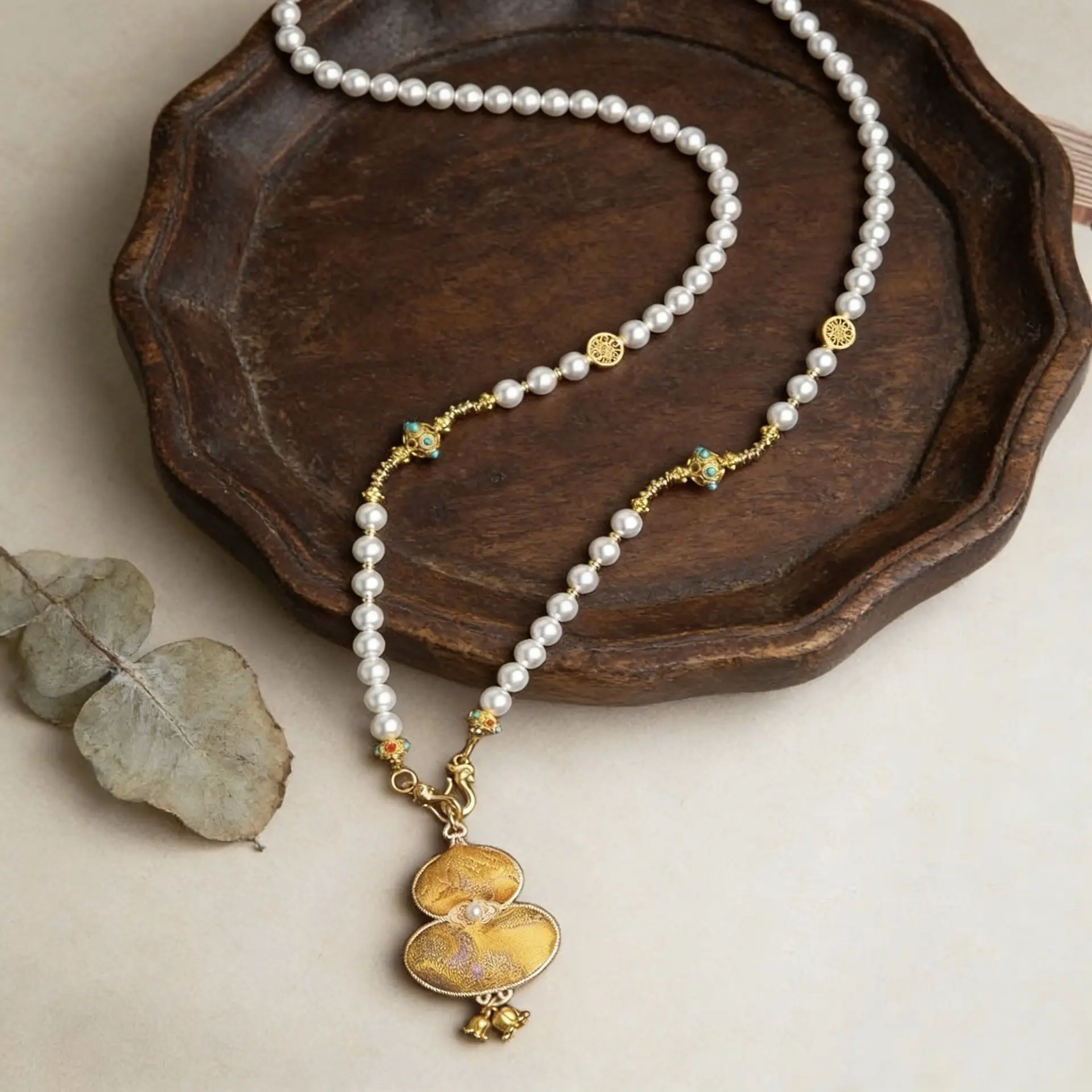 Yellow Woven Gourd Necklace | Double Blessings of Fortune and Prosperity | Health and Longevity | Many Children and Much Happiness | Abundant Wealth | Peace and Smoothness | Ward Off Evil and Block Misfortune summerwins,summerwins
