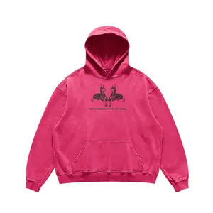 DefenDobermanApparel Doberman Guardian Hoodie - Don't mess with a Doberman owner Womenswear Long Sleeve