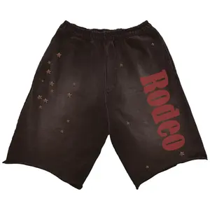 Sp5der x Cactus Jack Days Before Rodeo Shorts Brown Unisex Authentic 100% Original with Star Detailing Ready to Ship