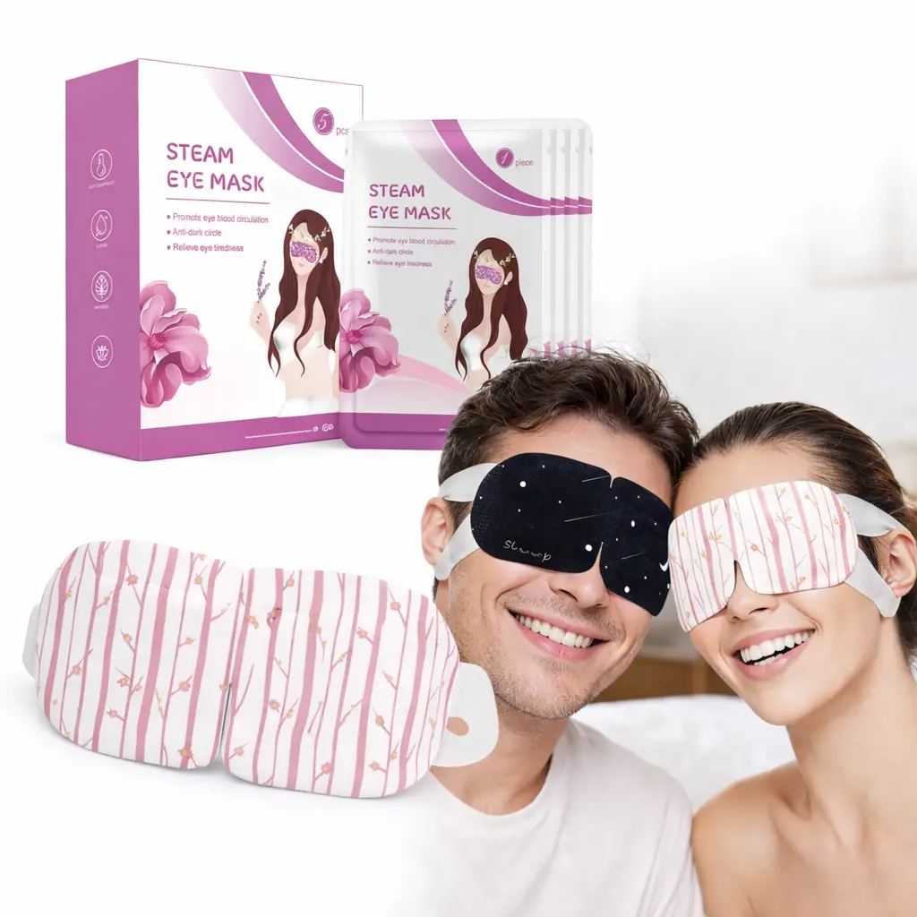 Scented Steam Eye Mask 10 Packs Heated Eye Mask, Self Heating Disposable SPA Warm Compress for Eyes Sleep Mask, Lasting 50 Minutes Calms Relaxes, Travel Essentials & Relaxation Gifts, Mother's Day Gifts
