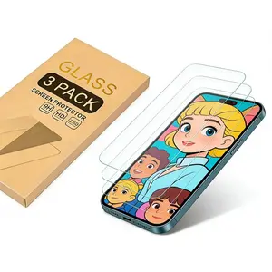 iPhone 17/17 Pro Tempered Screen Protector, Protective 3-Pack Design, 6.3-Inch Size, Enhances Protection & Visibility, Compatible with Cases