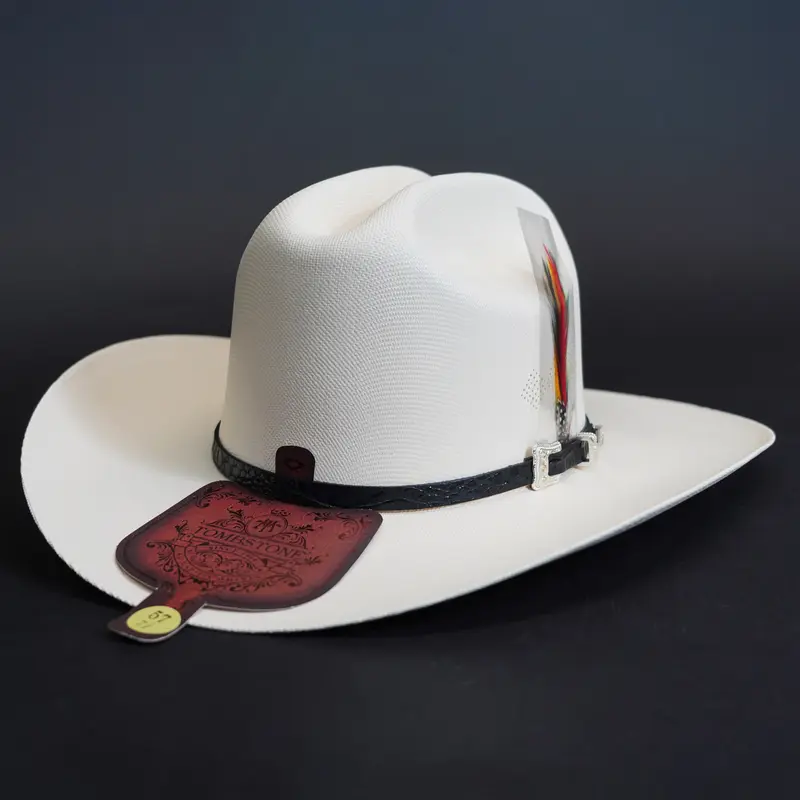 Tombstone Chaparral 1000X 3.5" Telar Brim Cowboy Hat Sombrero Short Crown 4 1/2" Estilo Panter
