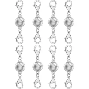 Bead  Necklace Clasps and Closures Double Lobster Clasp for  Converters and Bracelet Extender