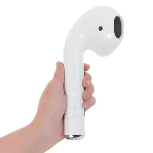 Wireless Earphone Shape Speaker, USB Charging Support Microphone Fm Radio TF Card Wireless Speaker, Portable Speaker for On-The-Go Use