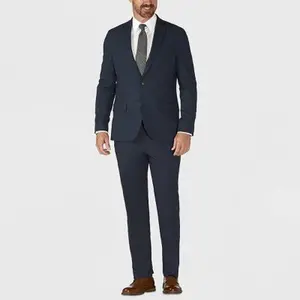 Haggar H26 Men's Button Up Tailored-Fit Blazer Jacket Business Casual