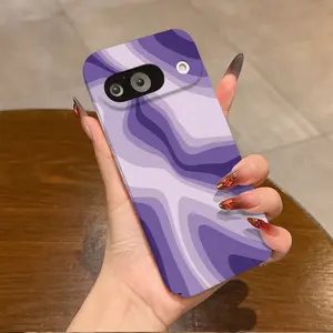 Luxury Lavender Waves Phone Case Suitable For Google Pixel 10 9 9A 8 8A 7 7A Pro XL 5G Lens Protection Anti-Shock Hard PC Back Cover