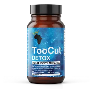 TooCut Detox - Total Body Cleanse - 60 Capsules - 100% Vegan - 7 Powerful Herbs - Herbal Supplement for Digestive Tract, Liver, & Lung Support