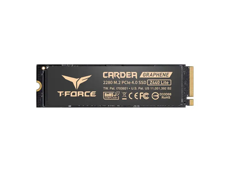Team Group T-FORCE Z440 LITE M.2 2280 500GB Gaming SSD with Graphene Heat Spreader PCIe 4.0 x4 with NVMe 1.4 TLC NAND, PS5 compatible, Speed up to 5,000 MB/s (TM8FFT500G0C129)