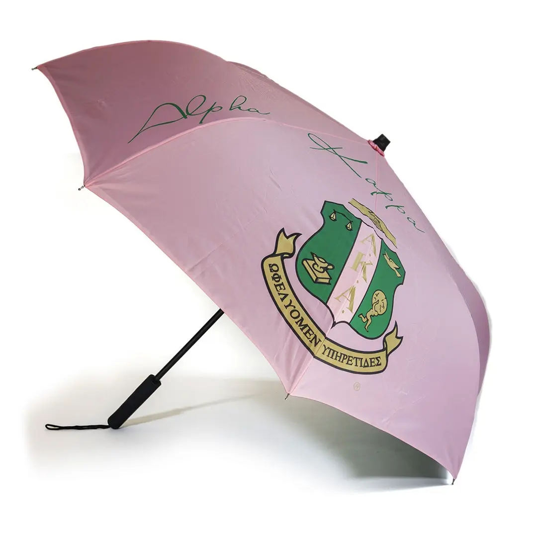 Alpha Kappa Alpha Inverted Umbrella Pink Alpha Kappa Alpha Inverted Umbrella Pink