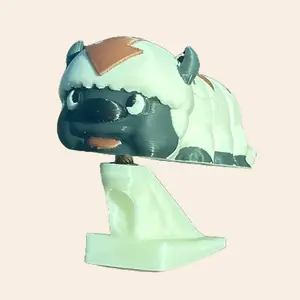 Sky Bison Dashboard Drift Ornament Avatar Car Decoration 3D Printed Mini Sky Bison with Iconic Arrow Spins and Swivels Perfect for ATLA Fans and Car Lovers