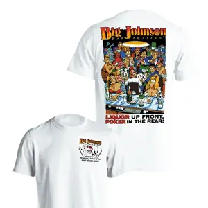 Big Johnsons Bar and Casino Shirt 2 Sided, Vintage Party Graphic Tee, Soft Cotton Blend Shirt, Retro Humor Apparel for Men and Women, Gift for Casino Fans, Party Lovers, Dad or Husband, Gift For Him And Her