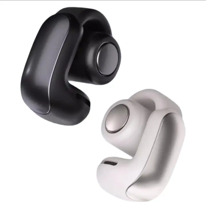 Clip-On Open-Ear Sports Earbuds, Wireless Headphones with Open Audio, 48H Long Battery