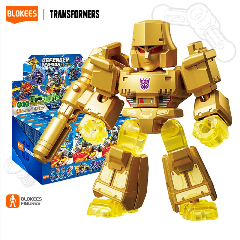 Blokees Transformers Defender Version 03 Heavy Metal War Officially Licensed Model Kits for Fans Aged 8 and Up The probability of hidden items is 1/144