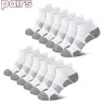 20 pairs of unisex athletic ankle socks, Striped, suitable for outdoor sports in spring and summer, comfortable, breathable, sweat-absorbing, odor-resistant, durable, versatile, Sweat absorbent socks
