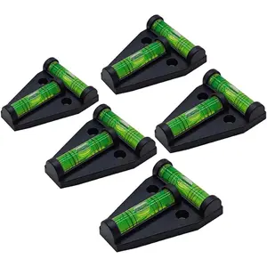 5 Pack RV Levelers, Magnetic T Type Precision Leveling Bubble Leveler, RV Exterior Leveling Stablilization Levelers