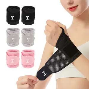 2 Pack Sports Wristbands Breathable Mesh Adjustable Hook and Loop Closure Lightweight Compression Support for Basketball Tennis Gym Fitness Black Pink angelina  neon