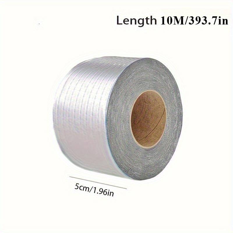 1Roll Premium Aluminum Foil Tape - High Temperature Resistance For Wall, Pool, Roof Crack & Duct Repair Sealing, Waterproof Roof Tape