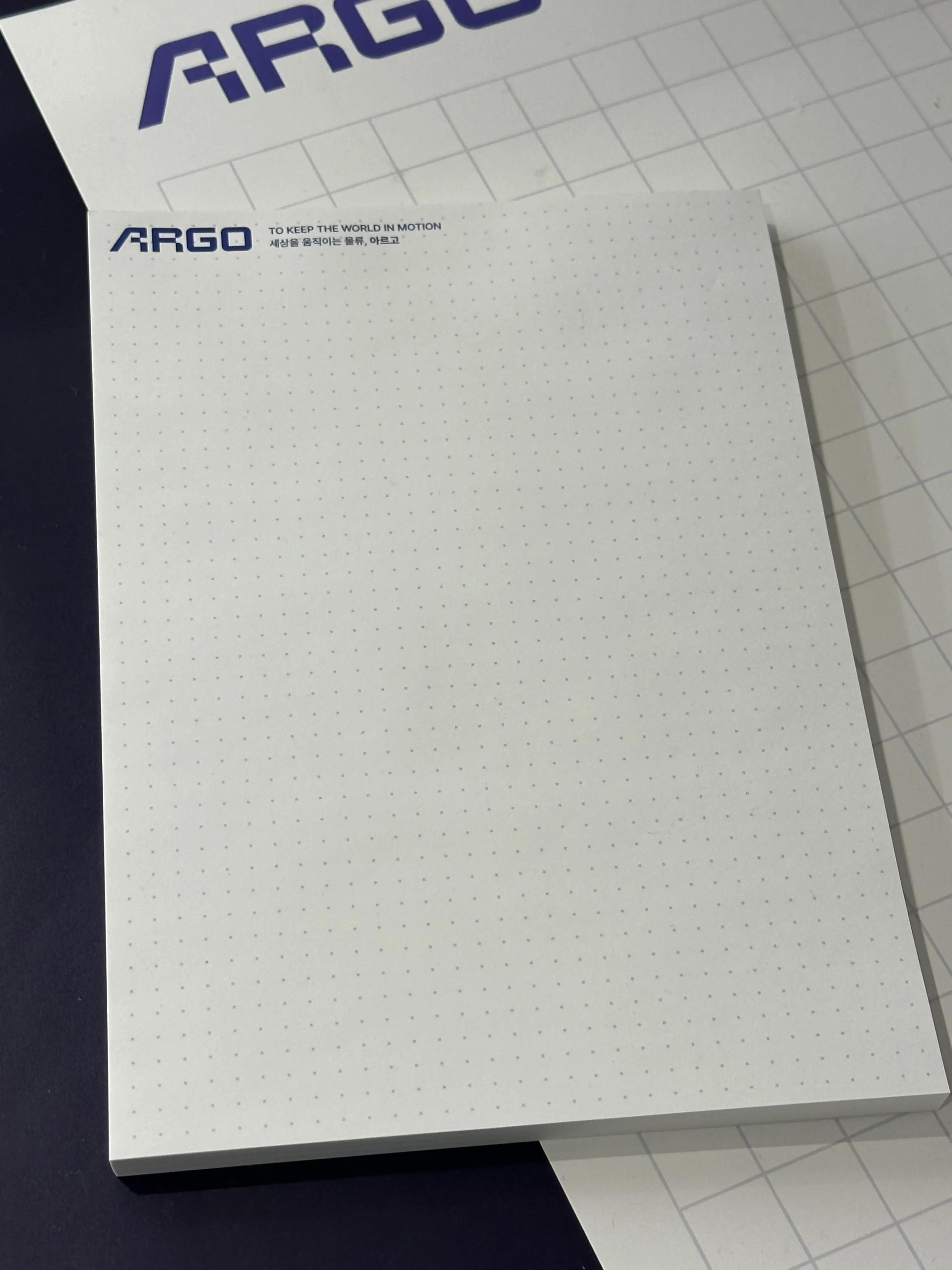 Argo Modern Dot-Grid Notepad for Creativity and Organization