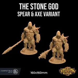 The Stone God Khong Gorilla Simiax Legions | The Dragon Trappers Lodge |32mm Scale | Miniature TTRPG Mini DnD Dungeons Dragons Wargame