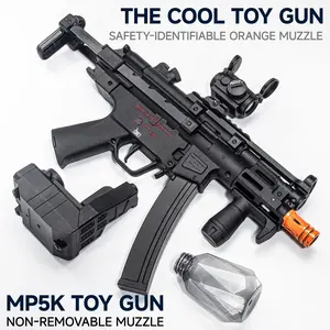 Electric feed Gel Ball Toy MP5，with a non-removable orange muzzle