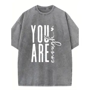 230G Men's Casual You Are Crowned Printed T-Shirt, Vintage Faith Graphic T-Shirt, Religious Message Clothing, Jesus T-Shirt, Religious Gifts for Him, Seller Faith-Based Clothing
