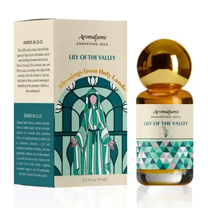 Lily of The Valley Anointing Oil 9ml (0.3 fl oz.)| Blessings from The Holy Lands | Blessed Olive Oil