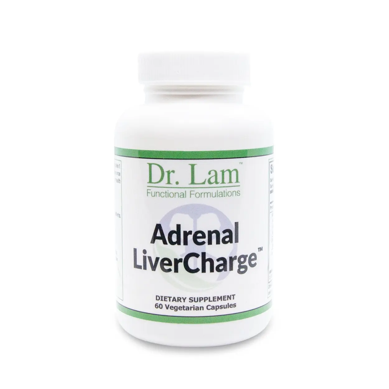 Dr. Lams Adrenal Liver Charge Dietary Supplement 60 Vegetarian Capsules - Functional Formula for Healthcare