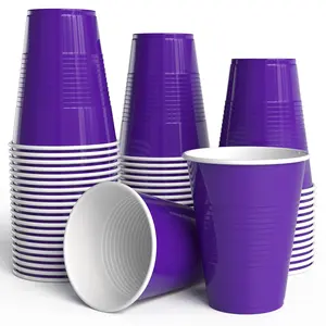 18 Oz. Purple Plastic Cups - 50 Ct.