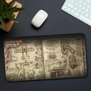 Mob Of The Dead Loading Screen Desk Mat, Call of Duty Zombies Desk Mats, High-Resolution Art, Black Ops-Inspired Design Gaming Accessories, Nostalgia Gamer Gift for Him