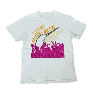 I Set My Friends On Fire - Astral Rejection White All Size T-Shirt