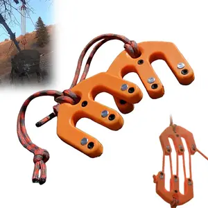 Game & Gear Hoist Block and Tackle System, Ultralight Hunting Game Hoist, Portable Nylon Block and Tackle Pulley System, Compact Game Lifting Tool for Backcountry Hunting