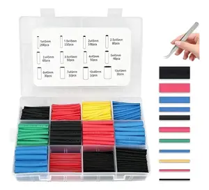 Heat Shrink Tubing Kit-850pcs , Assorted Size Heat Shrink Tubing Wire for Car Boat Motorcycle, Durable Automotive Cable Sleeve Heat Shrink Tube, Welding Accessories
