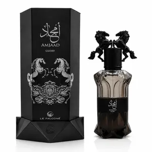 LE FALCONÉ AMJAAD GLORY Luxury Men’s Perfume 100ml | Long Lasting Oud & Amber Eau de Parfum | Premium Masculine Fragrance