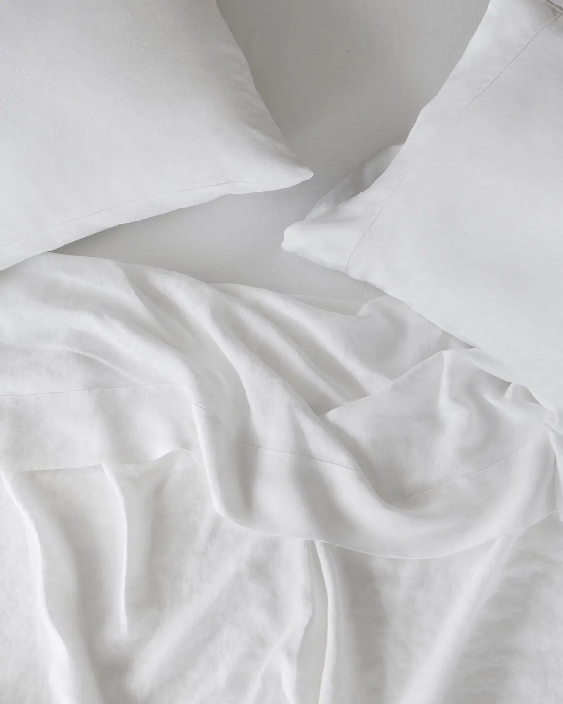 Stonewashed Linen Sheets Set