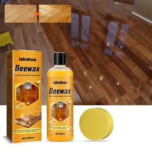 Jakehoe Household Wooden Floor Protection Wax, Floor Cleaner – Removes Stubborn Dirt, Dullness and Scratches, Deep Cleans, Anti-Dust, Delivers Long-Lasting Shine and Glazing Maintenance Natural Enzyme Gentle