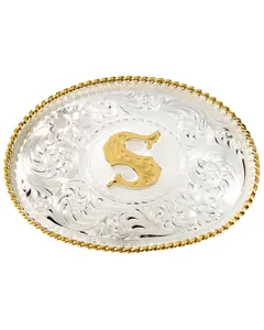 Montana Silversmiths Unisex Initial "S" Buckle - 700S