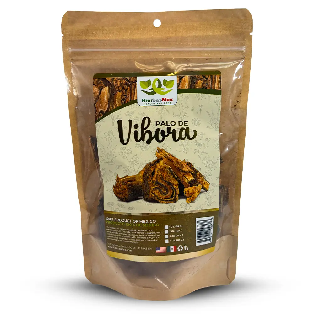 Hierbasmex - Palo de Vibora 4oz Herbal Tea Imported from Mexico