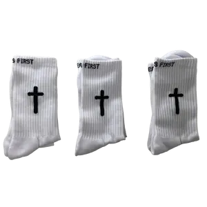 Ultra-Breathable God First Im Second Socks - 3 Pairs of Durable Quality and Bold Christian Style