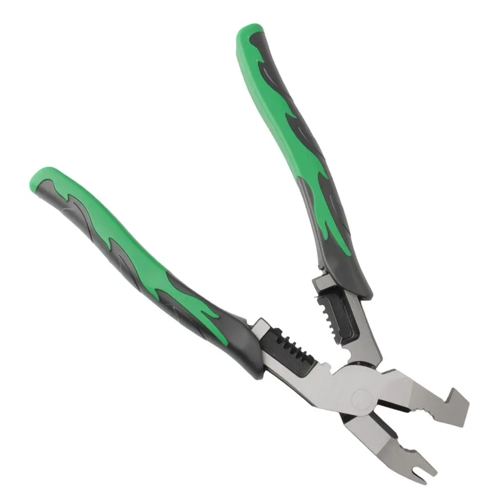 Multifunctional Pliers - Upgraded 10-in-1 CR-V Steel Wire Stripper with Adjustable Cutting Depth, Diagonal Cutters for Electrical Wires, Nails, Home Repairs, All Seasons Metal Hand Tool, Wire Stripper Tool
