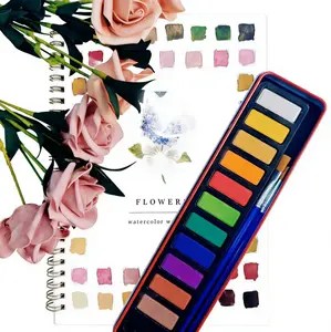 Elegant Orchid Watercolor Painting Set with Colorful Paper Material & Precision Pens Beginner-Friendly Art & Craft Toolkit for Home Office Studio Artist Supplies