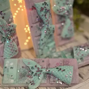 JAMAICA ME CRAZY Soy Wax Snap Bar - Magical Mermaid Melt - 3 oz, Clean Fragrance, Vegan, Pet Friendly