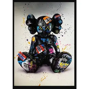 [Sale off up to 65%][Free Ship][No Frame] Kaws Kaw Hypebeast