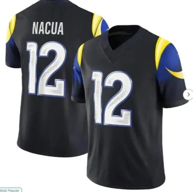 Mens Football Jersey – Player Inspired by Puka Nacua, Fan Edition Game Day Top