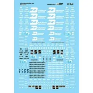 Microscale 87-842 HO Scale Burlington Northern, BN, Cabooses