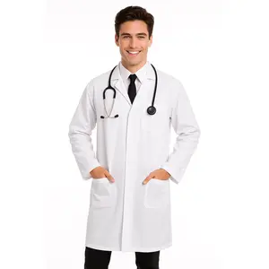 Classic White Doctor Lab Coat Costume Accessory