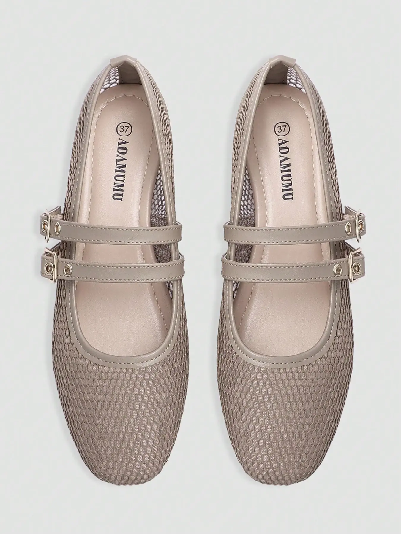 Women's Mesh Mary Jane Flat Shoes, Casual Flats, Breathable & Comfortable Design, Ideal for Daily Wear, Casual Style