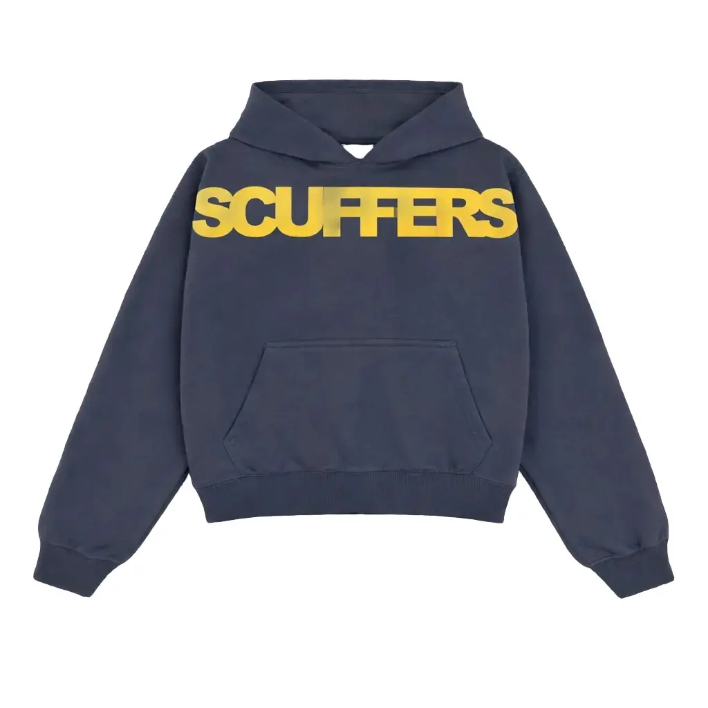 Scuffers Oversized Graphic Hoodie, Unisex Streetwear Pullover Sweatshirt for Men & Women