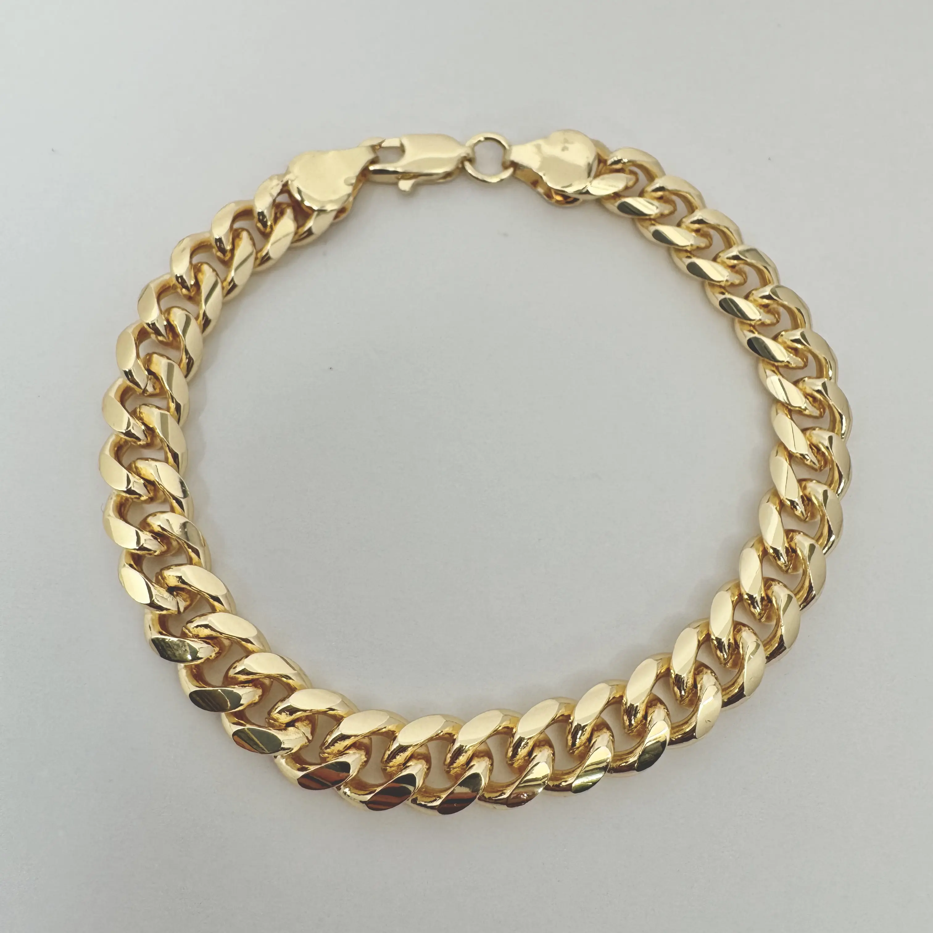 Miami Cuban Bracelet 14k Gold Plated