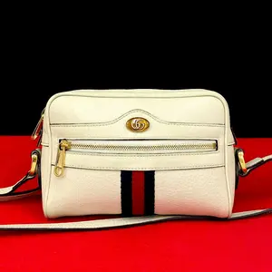 Pre-owned GUCCI Others Shoulder Bags Ophidia Leather Mini Shoulder Bag