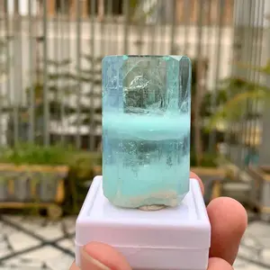 Blue Aquamarine crystal from Skardu pakistan 65.71 gram